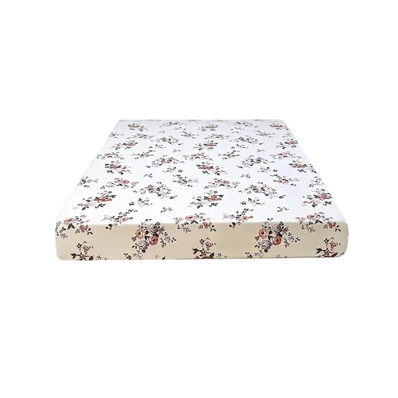 Brushed Microfiber Bed Sheet Set With Floral Patterns Soft & Comfort Breathable Fitted Sheet Deep Pocket Hotel Quality Easy-Fit & Durable Washed Queen Size