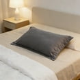 thumbnail image 1 of Brushed Microfiber Pillowcase, Non-Slip Moisture Wicking Wrinkle Resistant Pillow Cover, 29.13x18.89 Inches, Single Standard Size, Soft and Breathable Bedding Accent, 1 of 6