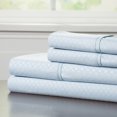 thumbnail image 1 of Brushed Microfiber Sheets Set- 3 Piece Bed Linens by Somerset Home (Blue, Full), 1 of 5