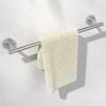 thumbnail image 1 of Brushed Nickel 18 Inch Towel Bar for Bathroom, SUS304 Stainless Steel Bathroom Towel Rack Wall Mounted, Modern Home Decor Bath Towel Holder with Hardware Accessories (Total Length 19.8 Inch), 1 of 6