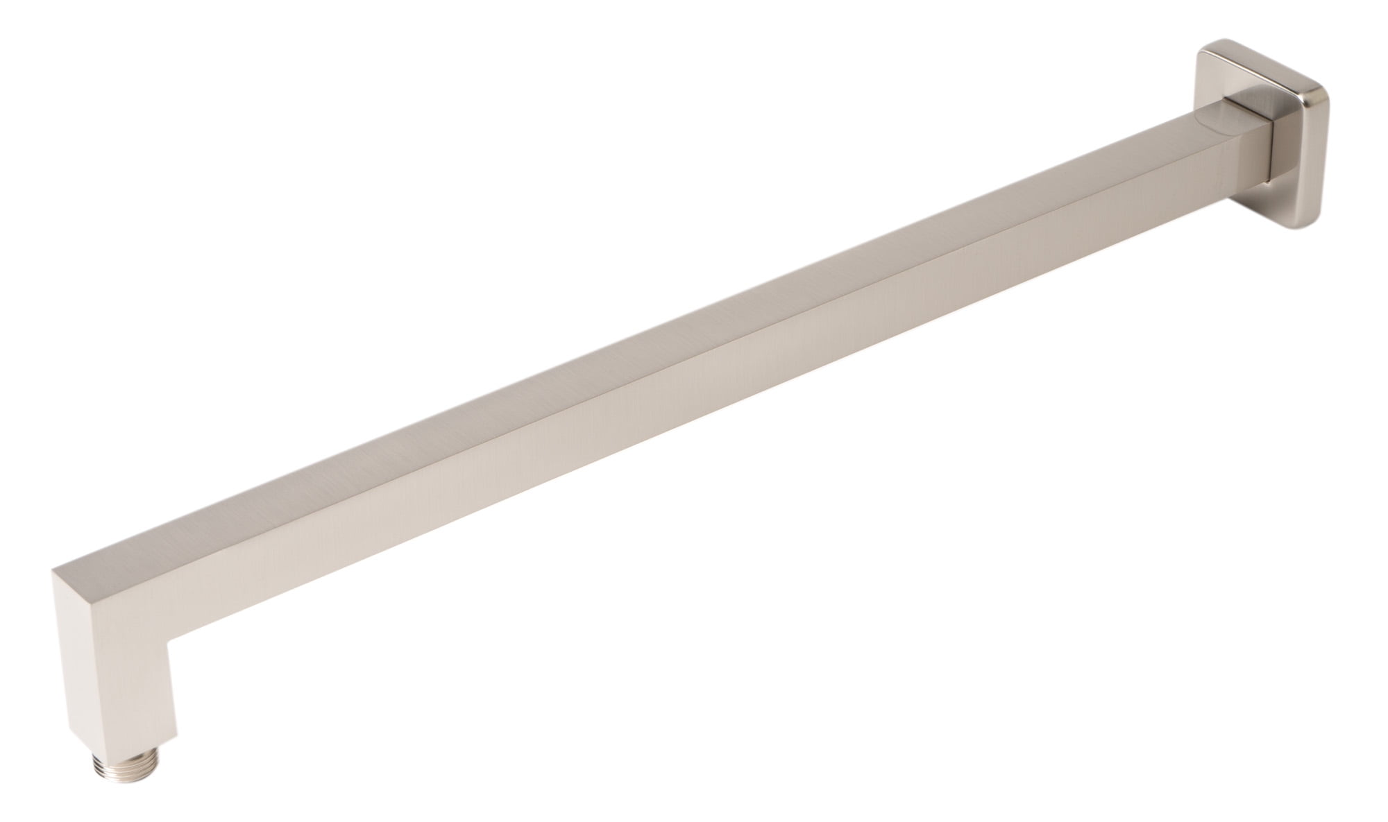 Brushed Nickel 20" Square Wall Mounted Shower Arm