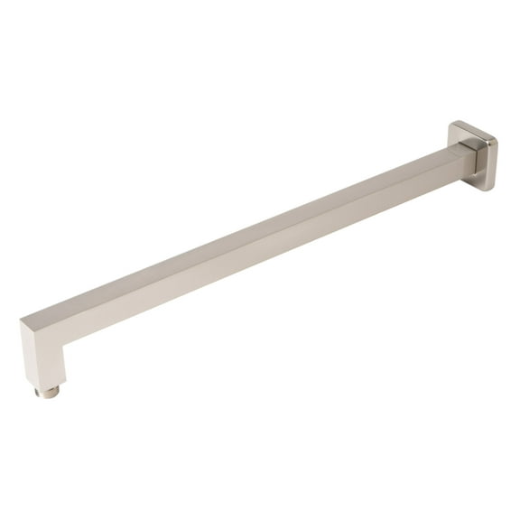 Brushed Nickel 20" Square Wall Shower Arm