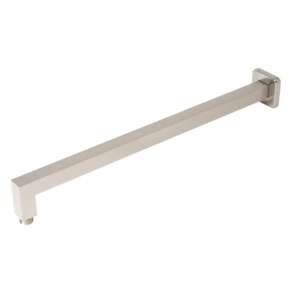 Brushed Nickel 20" Square Wall Shower Arm