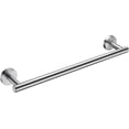 thumbnail image 1 of Brushed Nickel Bath Towel Bar Single Bars Towel Rack Rod Classic Wall Mounted SUS304 Stainless Steel Bathroom Towel Holder Toilet Kitchen Towel Shelf Single Layer,18 inches, 1 of 7