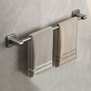Brushed Nickel Bath Towel Bar Single Bars Towel Rack Rod Classic Wall Mounted Stainless Steel Bathroom Towel Holder Toilet Kitchen Towel Shelf Single Layer, 19.68 inches