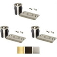thumbnail image 1 of Brushed Nickel Closet Door Drive-in Ball Catch with Strike Plate (3 Pack, Satin Nickel), 1 of 3