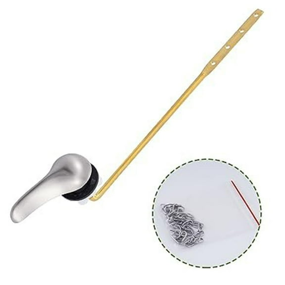 Brushed Nickel Front Mount Toilet Handle: Easy Install & Pervasive Fit!