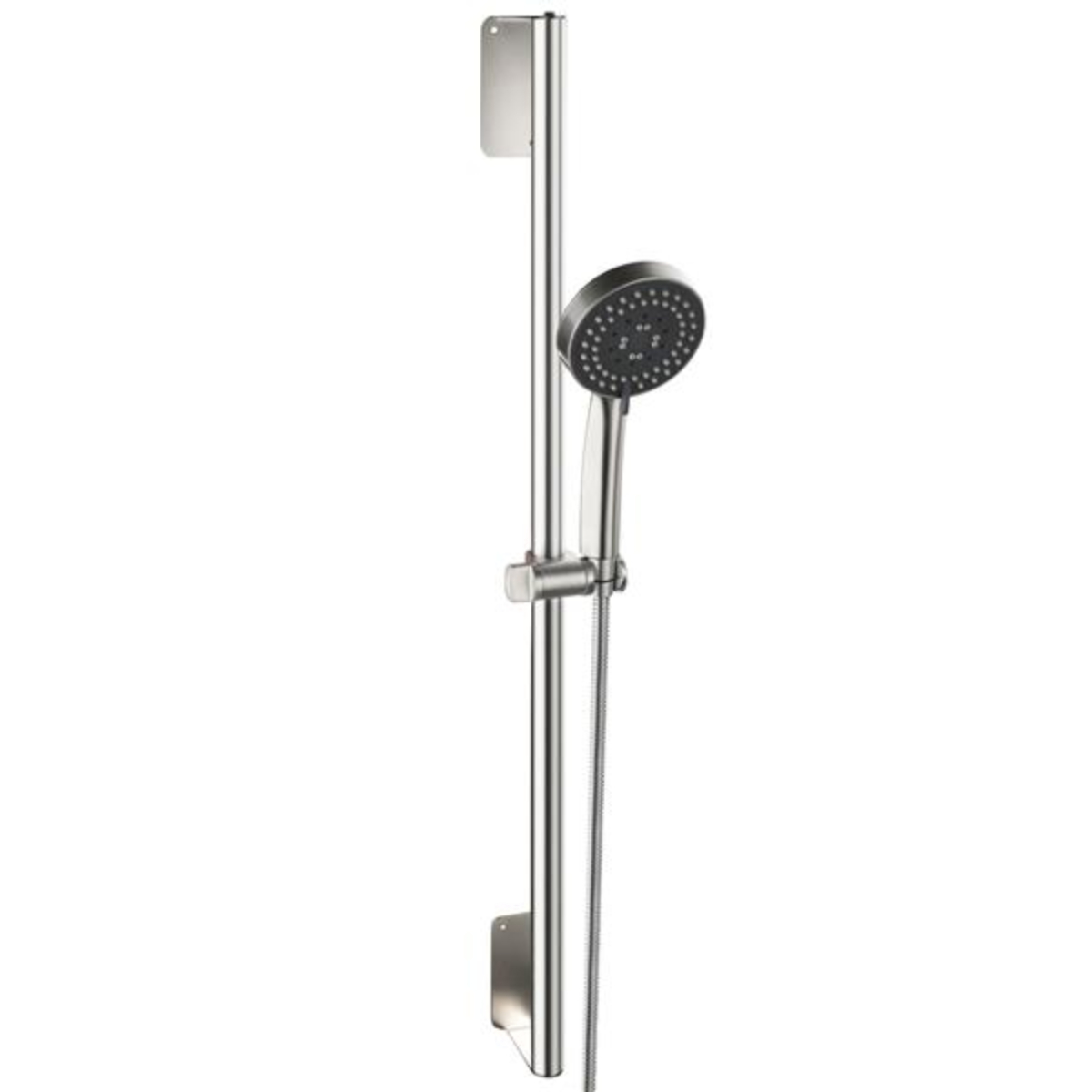 Brushed Nickel Shower Set Including Lengthened Shower Bar Shower Head