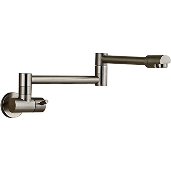 Brushed Nickel Single Handle Bathroom Kitchen Faucet One Hole Cold ...