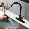 thumbnail image 1 of Brushed Nickel Stainless Steel Kitchen Faucet with Pull-Down Sprayer, Single Handle, Fits 1/3-Hole Installation, Dual Function, for Farmhouse, RV, Camper, Laundry & Utility Sink, 1 of 13