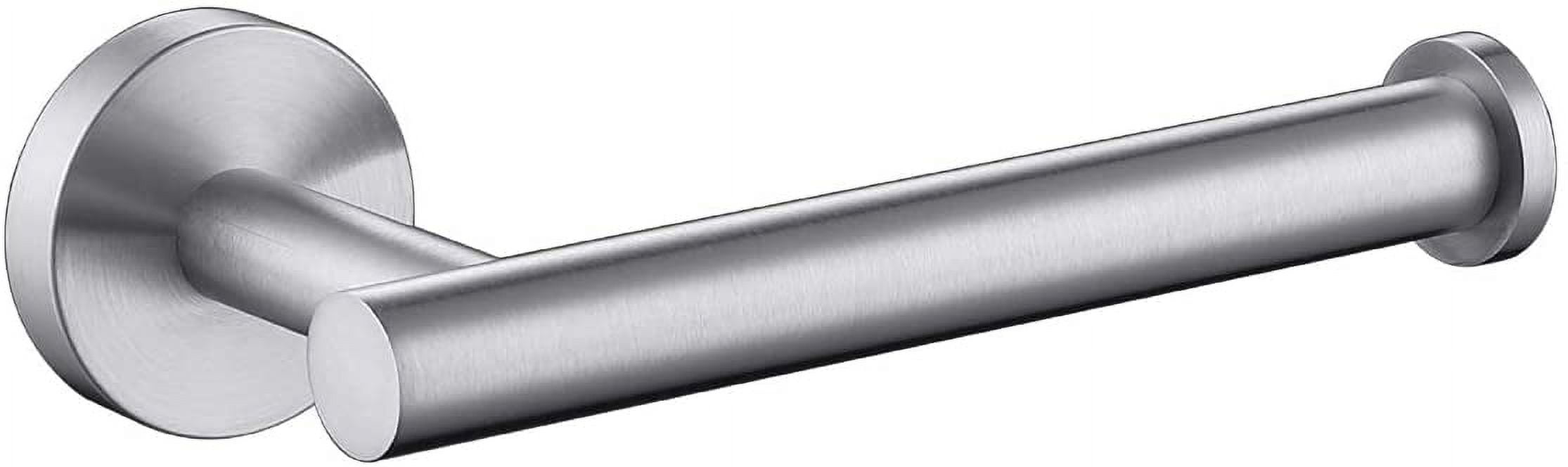 Brushed Nickel 5-Inch Stainless Steel Toilet Paper Holder