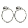 thumbnail image 1 of Brushed Nickel Towel Ring Brushed Nickel Hand Towel Holder Stainless Steel Towel Ring for Bathroom 2 Pack, 1 of 7