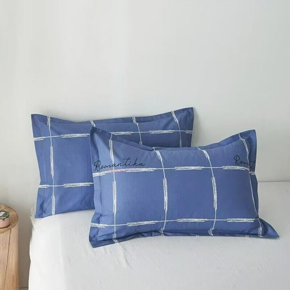 Brushed Pillowcases Set of 2 Super Soft Breathable Pillow Covers Standard Size Pillow Protectors Hypoallergenic Bedding Accessories for Home Hotel Dormitory