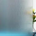 Brushed Privacy Window Film Static Cling Glass Door Film UV