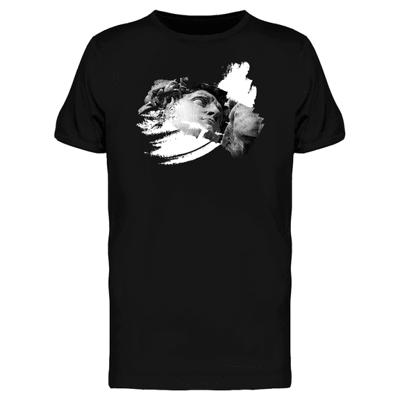 Brushed Sculpture Man Art Men's Black T-shirt