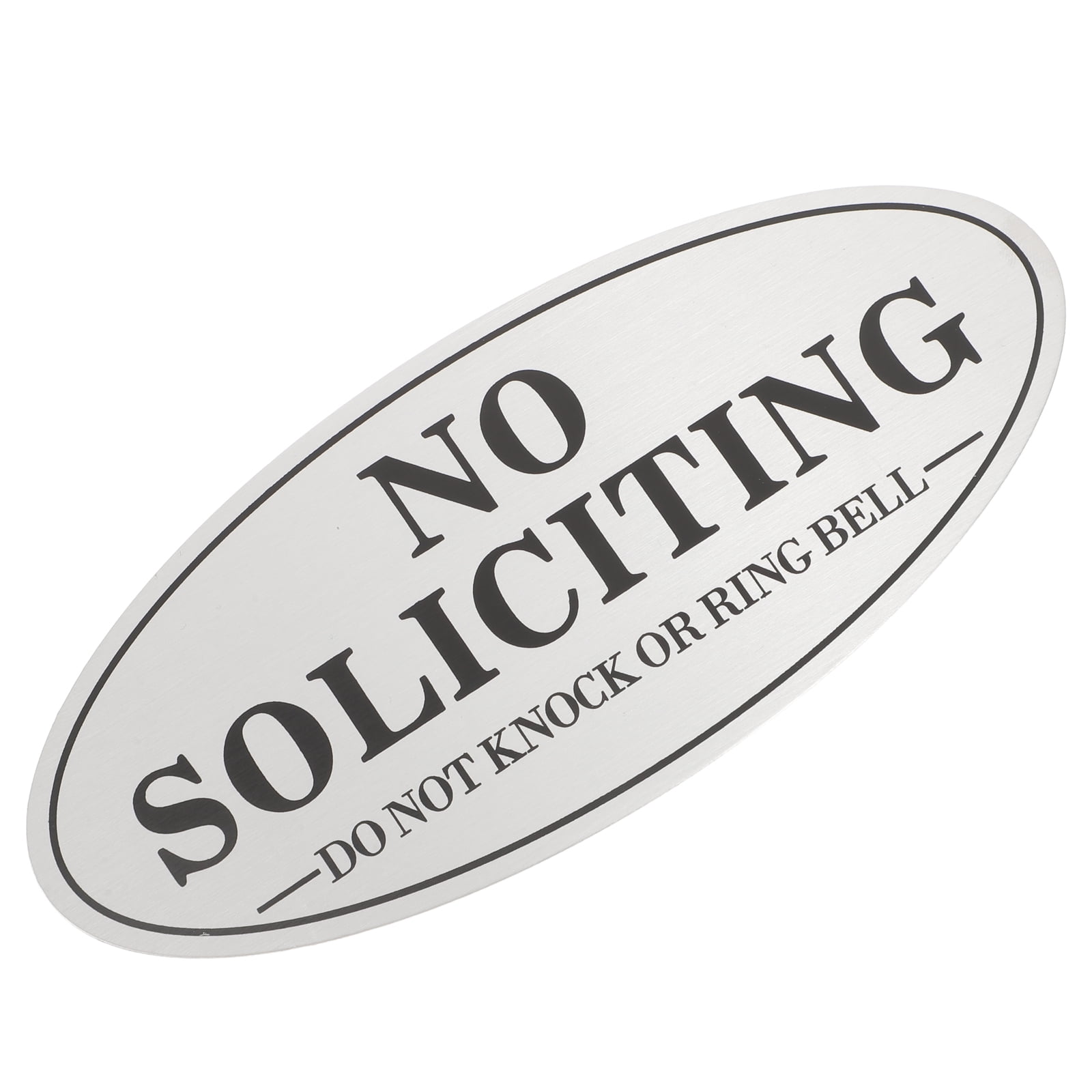 Brushed Sign Universal Signage No Promotion Signs - Walmart.com