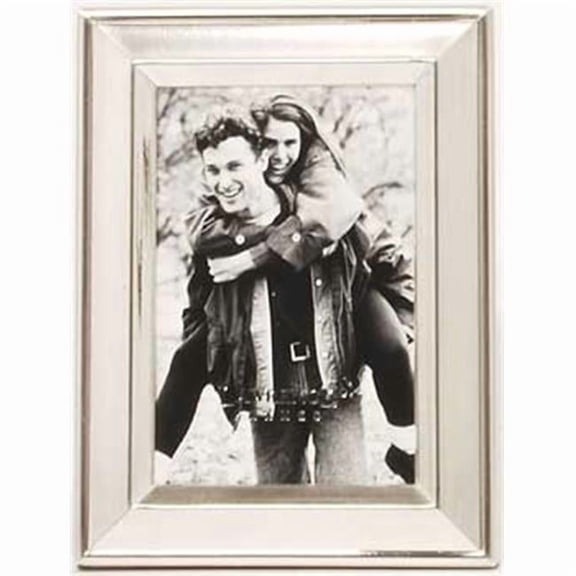 Brushed Silver Plated 2x3 Metal Picture Frame