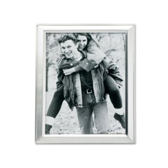 Brushed Silver Plated 4x5 Metal Picture Frame