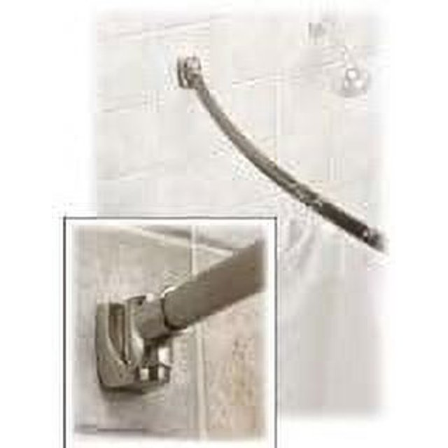 Brushed Stainless Steel 5' Curved Premium Shower Rod