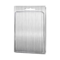thumbnail image 1 of Brushed Stainless Steel Cutting Board for Kitchen Heavy Duty Chopping Board for Meat and Vegetables, 1 of 4