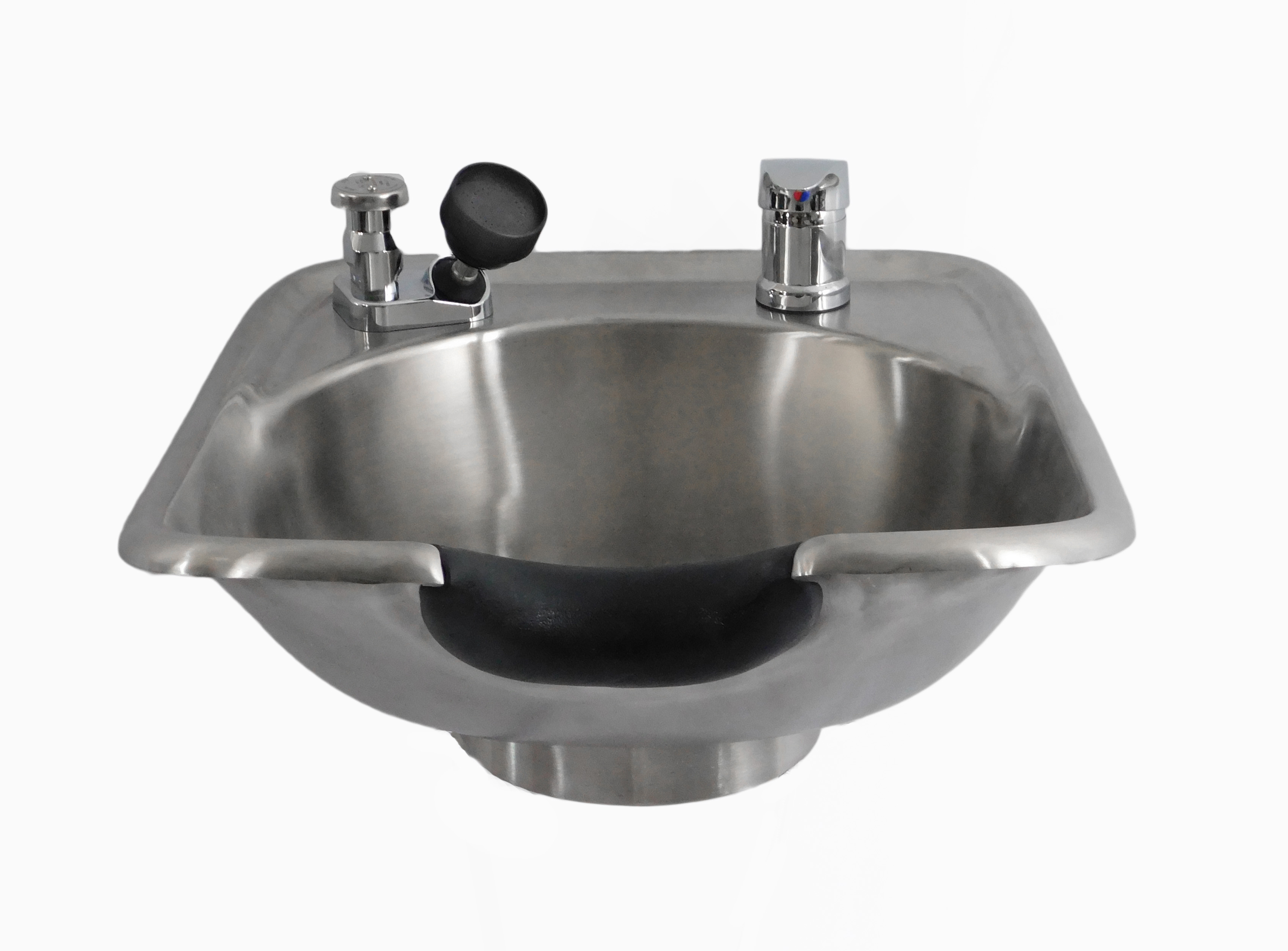 Brushed Stainless Steel Wall Mounted Shampoo Bowl TLC1567 W