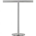 thumbnail image 1 of Brushed Standing Towel Rack, Heavy Duty Base, Stainless Steel T-Shaped Hand Towel Stand for Bathroom, Kitchen., 1 of 7