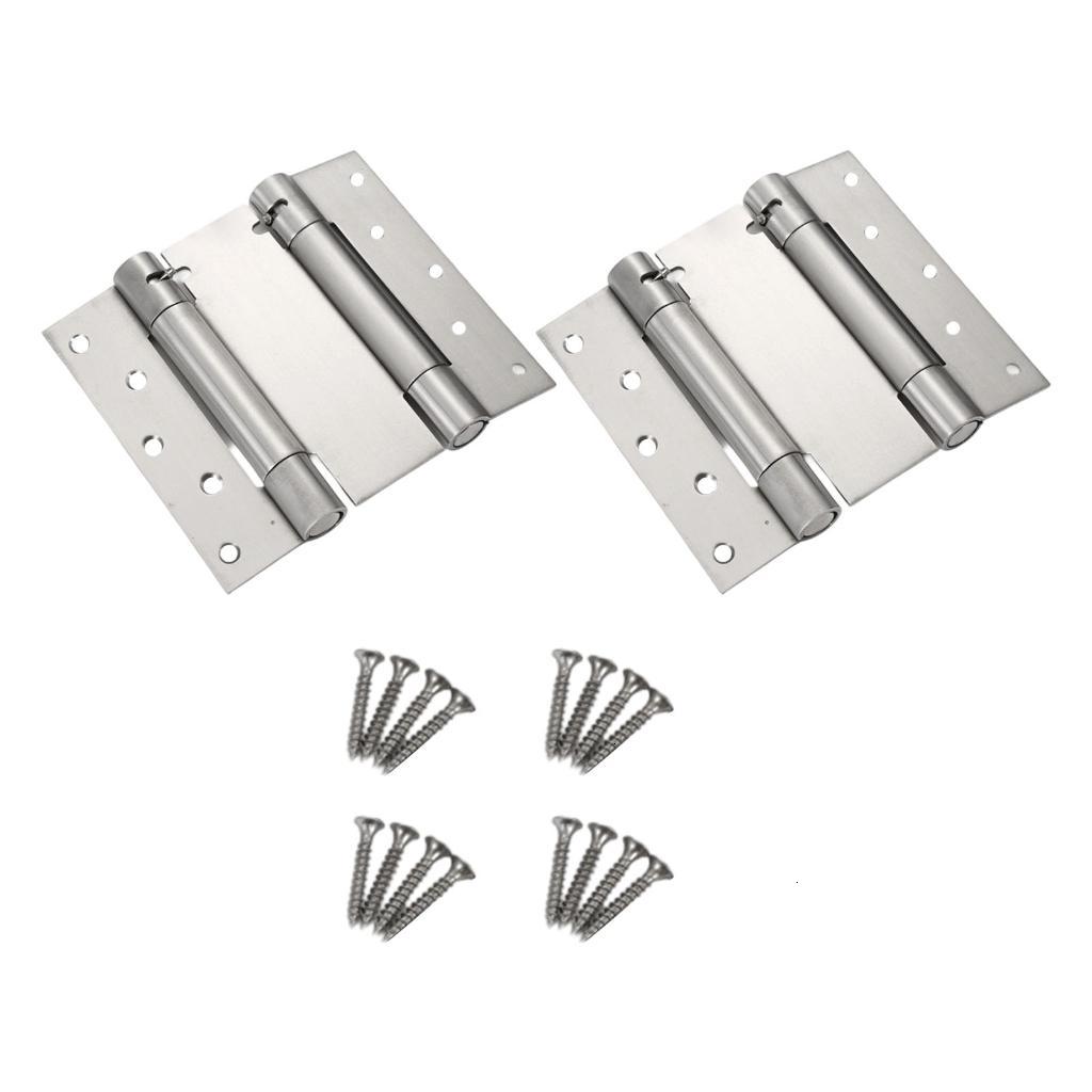 brushed-steel-adjustable-spring-hinges-smooth-operate-for-double-swing