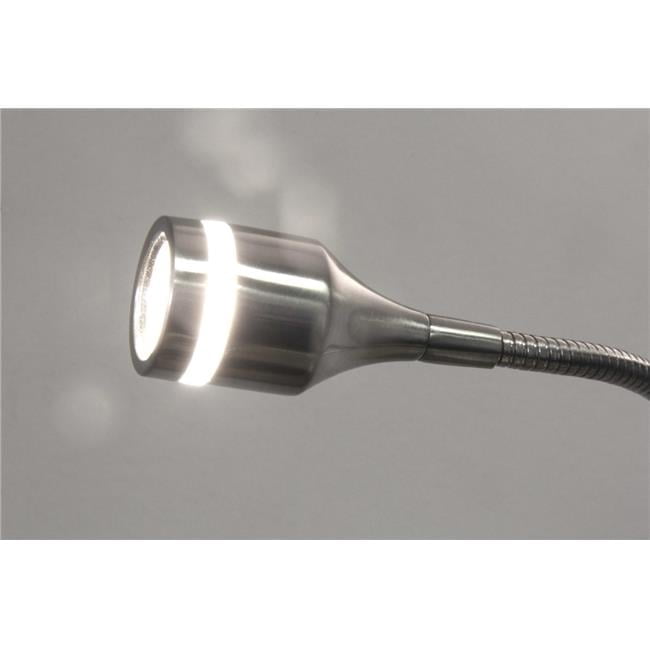 Metal Led Clips Brushed Steel Metal LED Clip Lamp, 9 x 4-13 x 9.5-14.5 in. - Walmart.com