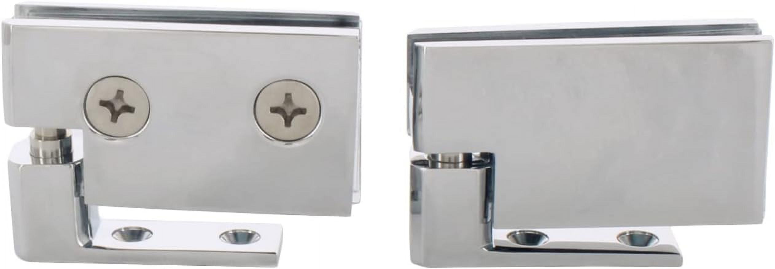 Brushed Surface Mount Pivot Hinges