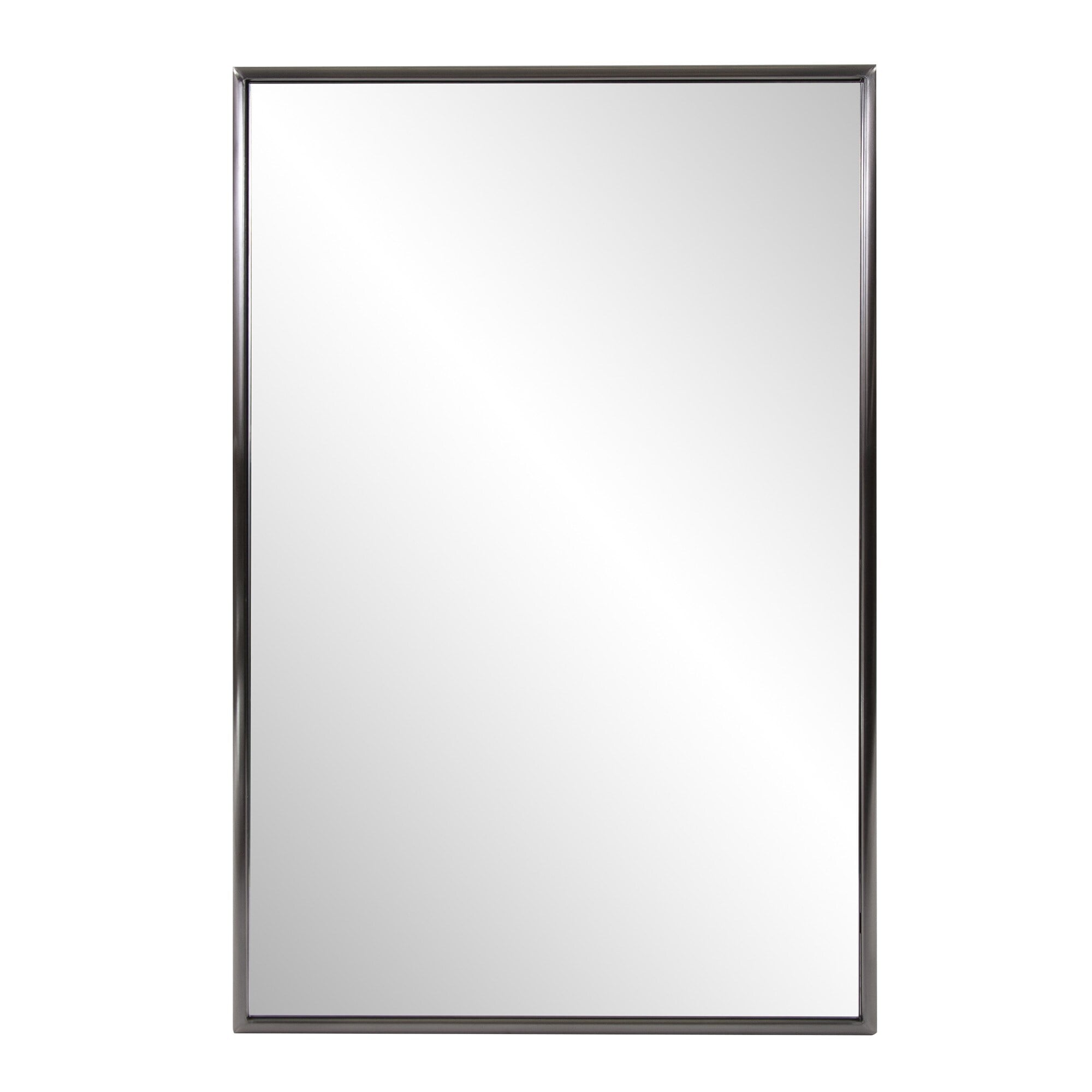 Gold Rectangular Wood Wall Mirror - 36" x 24"