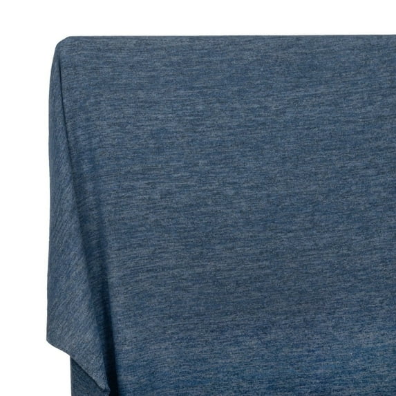 Brushed Two-Tone Hacci 68" Knit Fabric By The Yard - Blue