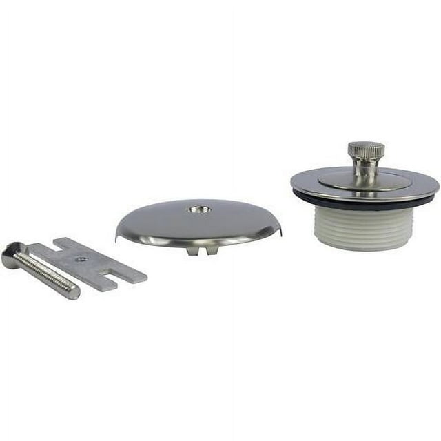 Brushed Universal Lift and Turn Bath Drain Trim Kit with Overflow 89239 1-Pack - Walmart.com