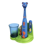Brusheez Kids  Electric Toothbrush Set - Safe & Effective for Ages 3+ Parent Tested & Approved with Gentle Bristles, 2 Brush Heads, Rinse Cup, 2-Minute Timer, Storage Base Buddy the Bear