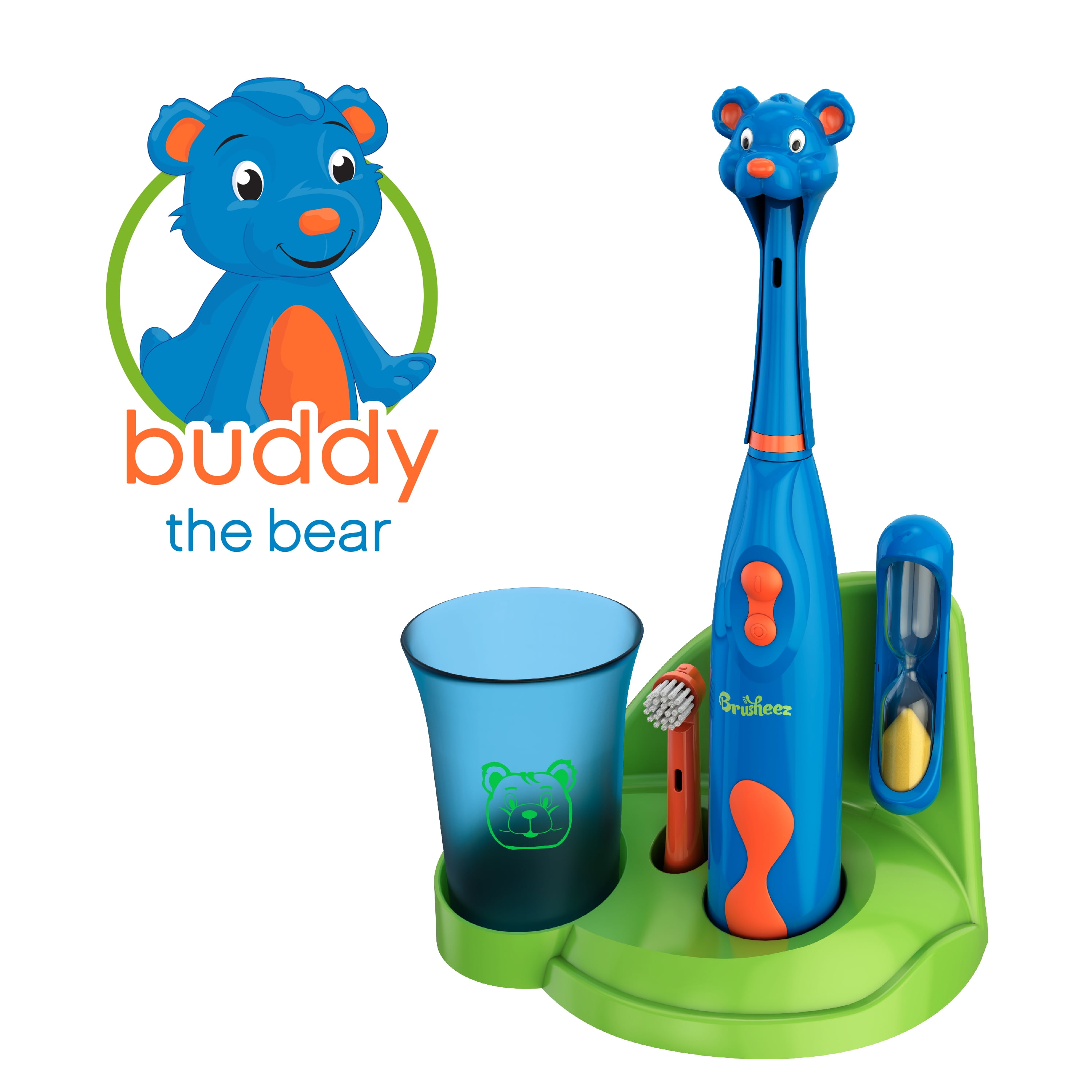 Brusheez Kid s Electric Toothbrush Set Soft Bristles Easy