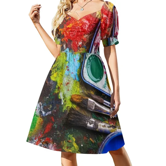Brushes Sleeveless Dress ladies dresses for special occasions fairy dress sensual sexy dress for women women's summer 2024