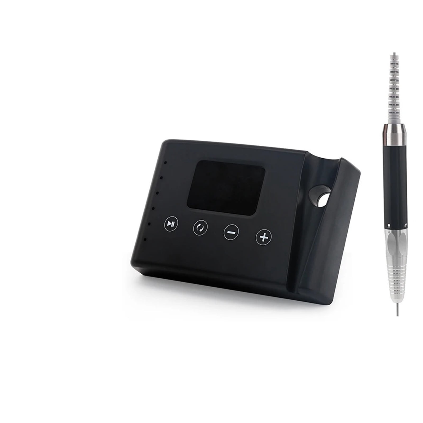 Brushless 35000RPM Portable 2-in-1 Electric Desktop Nail Drill Machine Drilling Manicure Nail Polisher 85w Powerful with Bit Set
