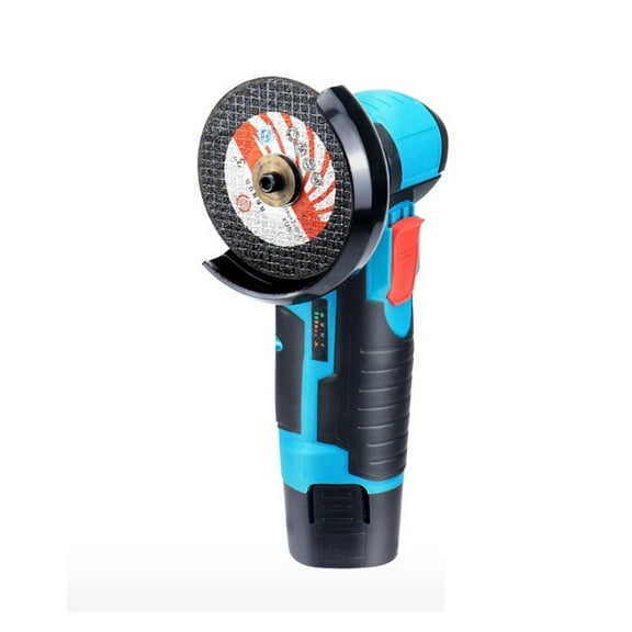 Brushless Angle Grinder, Diamond Cutting Power Tool, Angle Grinder Polishing Machine, Two 12V 2600mAh Batteries