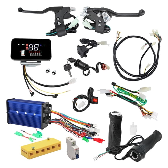 Brushless Controller & Display Throttle Kit 36v -84V for Electric Pit Dirt Bike