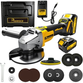 Brushless Cordless Angle Grinder 3/8 Inch Battery Power Grinder Kit