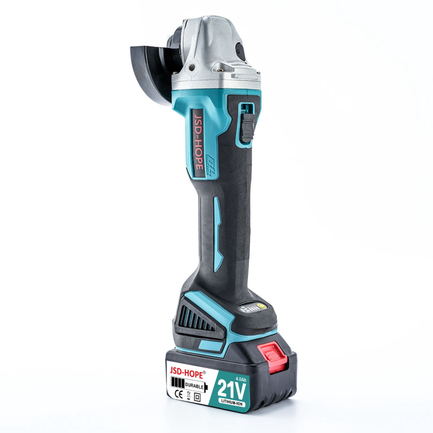 Brushless Cordless Angle Grinder-High-Power 5-inch Lithium-Ion Grinding&Polishing Tool, 12000 RPM Variable Speed with Safety Switch, for Metal Cutting, Welding&DIY Projects