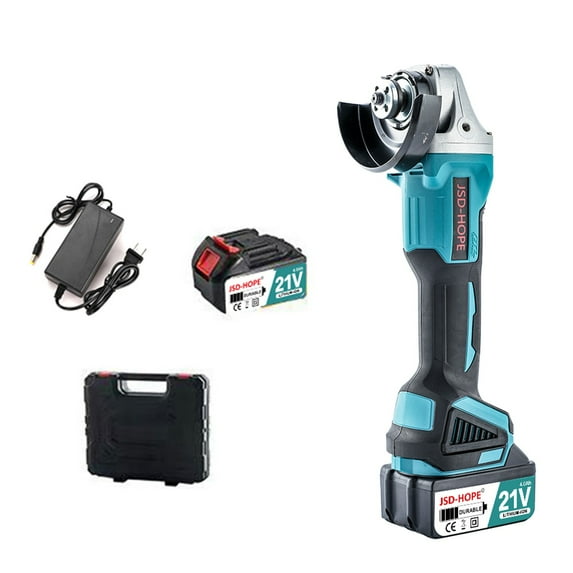 Brushless Cordless Angle Grinder, High-Power Lithium-ion Grinding and Polishing Tool