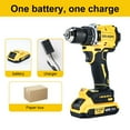 thumbnail image 1 of Brushless Cordless Drill/Driver, Multi-Function Lithium-ion Electric Screwdriver for Home Use, 1 of 7