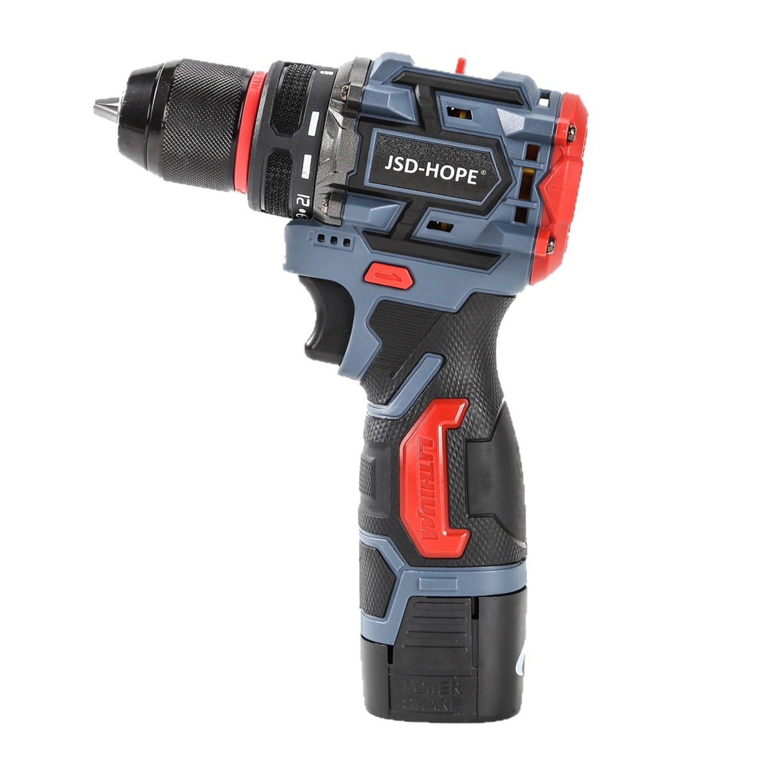 Brushless Cordless Drill&Impact Driver Combo-21V Lithium-Ion Multi-Function Hammer Drill with Electric Screwdriver Mode, Rechargeable Power Tool for Home DIY Projects