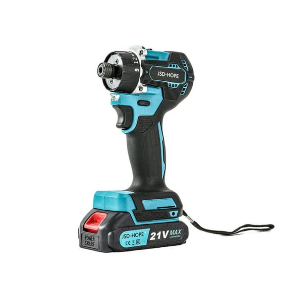 Brushless Cordless Drill&Impact Driver Combo-21V Lithium-Ion Multi-Function Hammer Drill with Electric Screwdriver, Rechargeable Power Tool for Home DIY Use