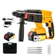 thumbnail image 1 of Brushless Cordless Hammer Drill, 3-in-1 Concrete Impact Drill with Chisel Function, 1 of 7