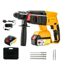Brushless Cordless Hammer Drill, 3-in-1 Concrete Impact Drill with Chisel Function