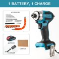 thumbnail image 1 of Brushless Cordless Impact Driver, Lithium-ion Electric Screwdriver and Drill for Home Use, 1 of 7