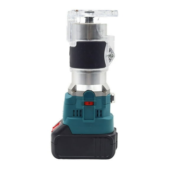 Brushless Cordless Wood Trimmer-Multi-Function Lithium-Ion Woodworking Router for Edging,Grooving&Carving,Compact Electric Hand Tool for Home Furniture Making