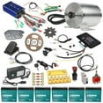 thumbnail image 1 of Brushless DC Motor 3000W 72V High Speed Electric Motor Kit with Controller,LCD Screen, Pedal for Scooter, Go Kart Motor Kit Complete Upgrade Buggy Golf Cart ATV Quad 4 Wheelers Dirt Bike DIY, 1 of 9