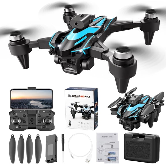 Brushless Drone With 1080P Dual Cameras Optical Flow Positioning Four Sided Obstacle Avoidance Wifi Fpv Quadcopter
